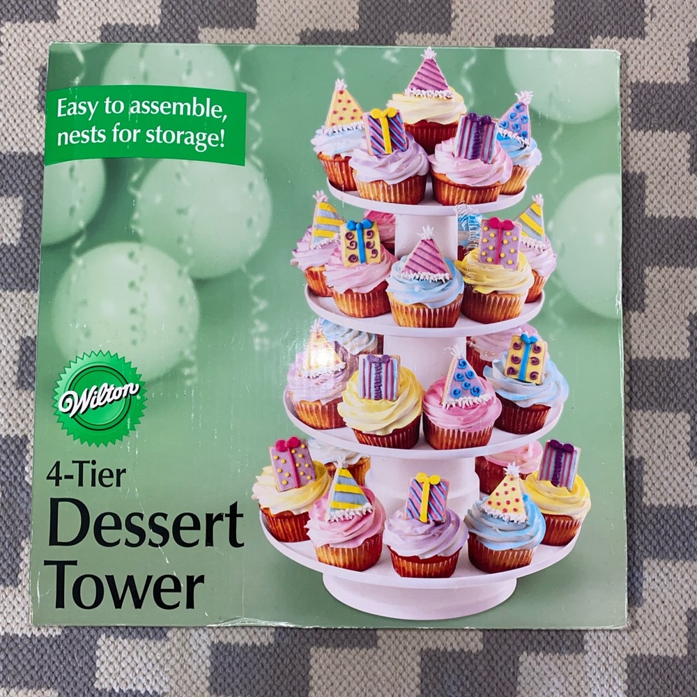 Wilton 4 tier dessert tower EUC